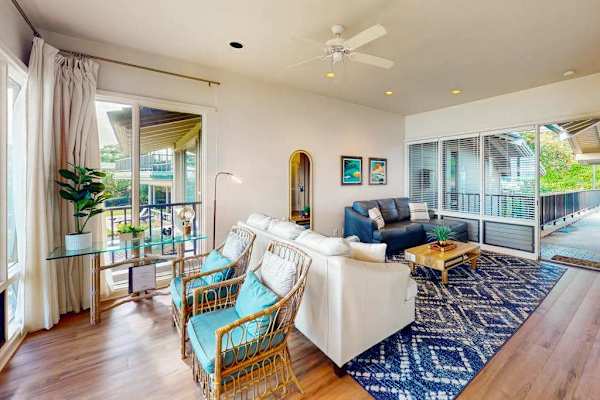 Sunlit Living Space Made For Gathering