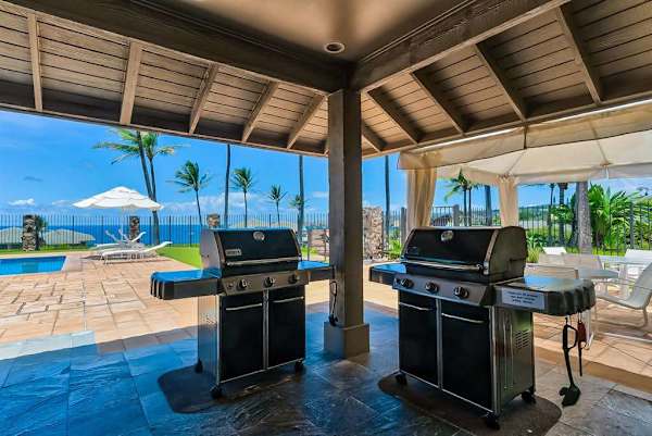 Oceanfront BBQ Pavilion For Sunset Dining