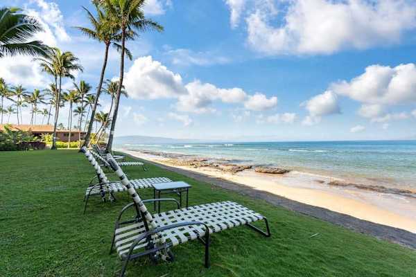 Beachfront Lawn With Endless Ocean Views