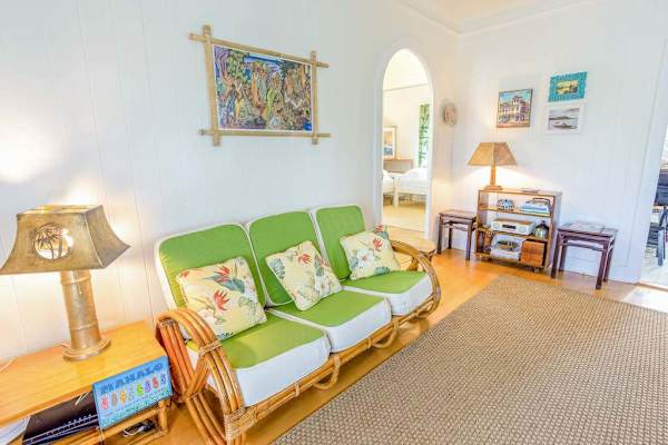 Relax in this cozy seat after a day of island adventures