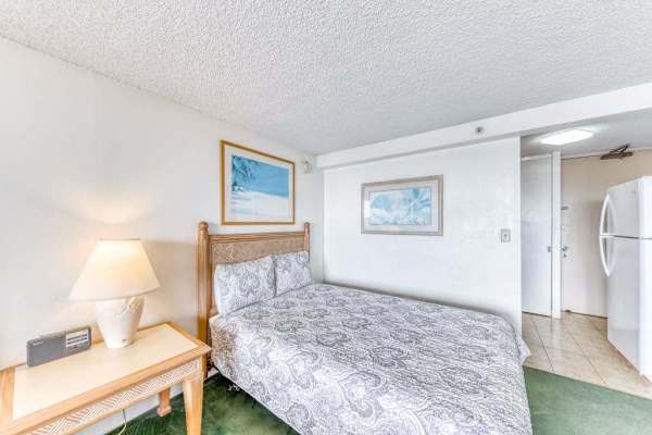 Enjoy the ease of an open layout that gives this comfortable studio a bright, airy feel.