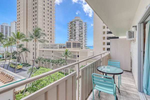 Enjoy quiet outdoor moments overlooking the neighborhood from your private balcony.