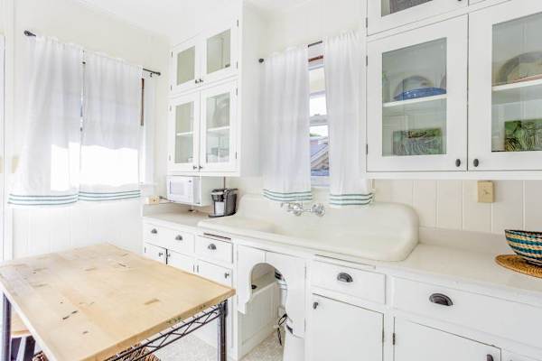 Prepare favorite recipes in this bright cottage kitchen every single day together