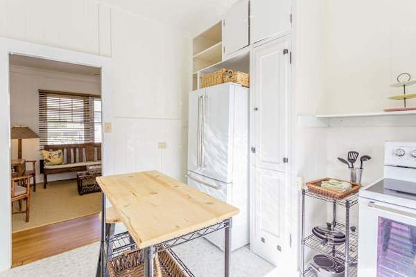Gather around the wooden dining table for memorable meals and conversations together