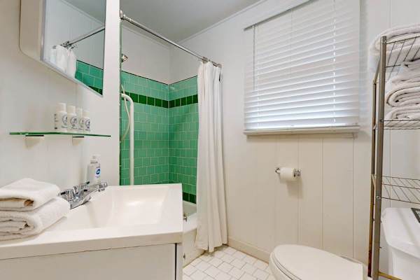 Clean bathroom space makes every morning routine simple relaxing and enjoyable together