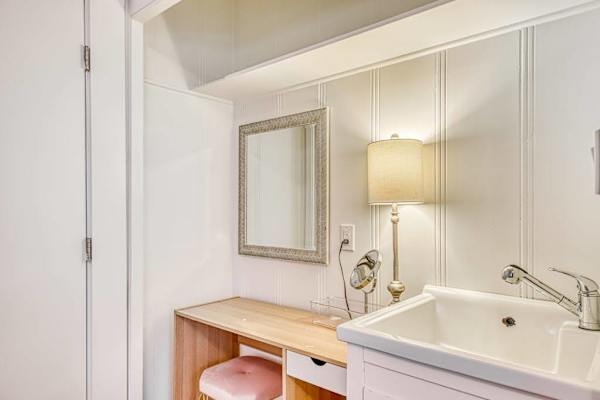 Primary bathroom with ample vanity space