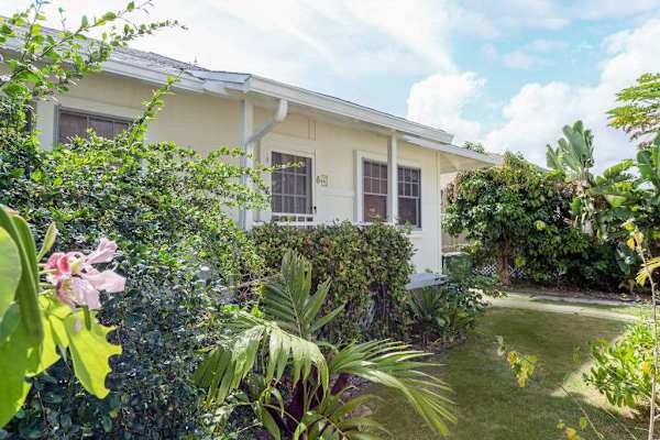 Relax outdoors and enjoy peaceful moments in the spacious backyard every afternoon