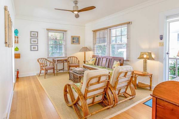 Settle into comfort inside Cottage A's welcoming living room every single day