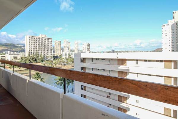 Enjoy fresh air, peaceful moments, and scenic city views from this inviting balcony.