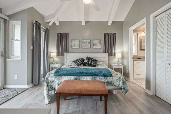 Enjoy restful nights in this comfortable bedroom