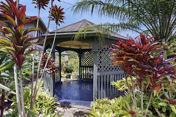 Relax, unwind, and enjoy the fresh air in our shared smoke-free gazebo.