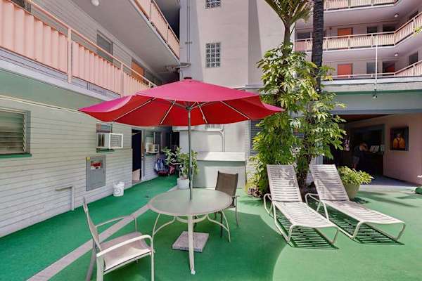 Spend leisurely days by the pool and enjoy a comfortable shared space designed for relaxation.