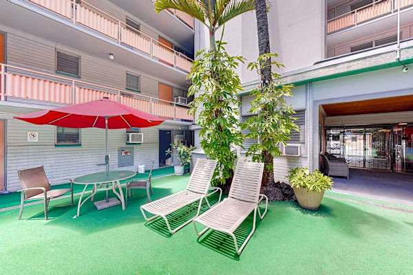 Take a break and unwind by the shared pool, a great spot to relax and enjoy your stay.