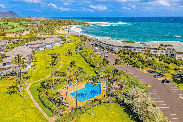 Beachfront Resort From The Sky