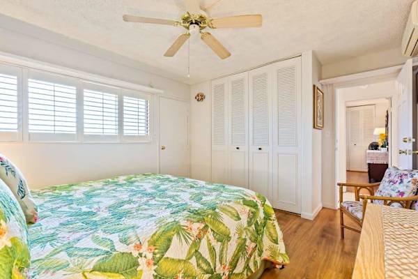 Bright Bedroom With Plenty Of Storage
