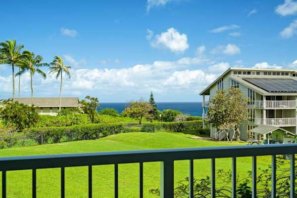 Enjoy peaceful mornings with coffee on the private lanai