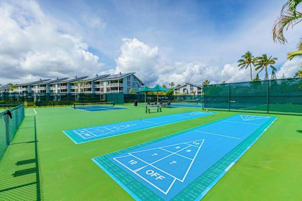 Sports court near resort for entertaintment