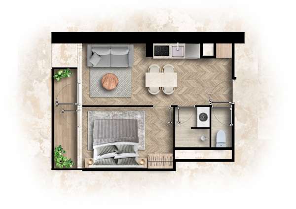 Opera - One Bedroom Balcony