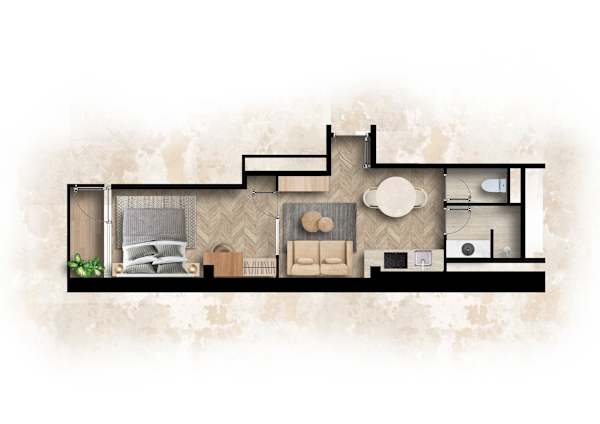 Opera - One bedroom apt. with balcony in Paris 