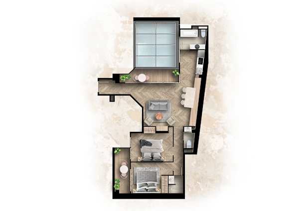 Opera - Two Bedroom Balcony