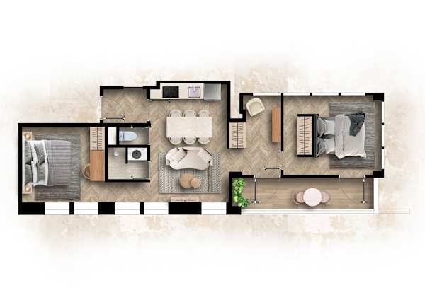 Opera - Two Bedroom Balcony