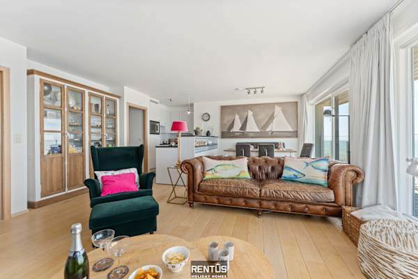 Penthouse Soleilla - with sea view in Westende