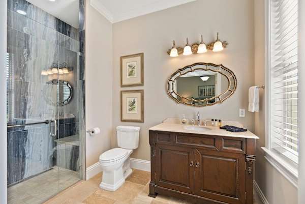 Suite 02 Bathroom with walk-in shower