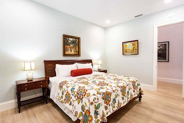 Bedroom #3 with king bed, huge en-suite bathroom and walk-in closet
