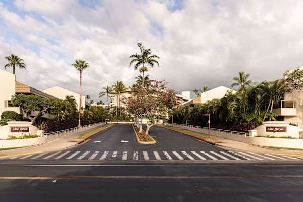 Get welcomed by the edifice of the Maui Banyan building with the stunning sunset and nature as it backdrop.