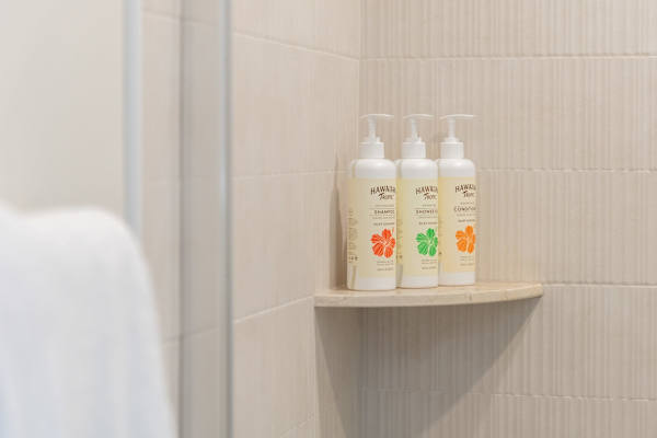 We provide starter bathroom supplies for your convenience