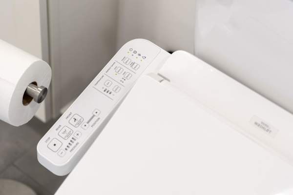 Modern bidet toilet adding extra comfort to the bathroom