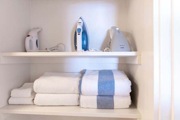 We provide one set of towels per guest!