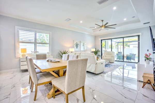 Open Dining Space; Perfect For Enjoying Meals With Family And Friends 
