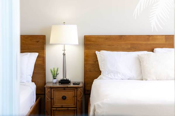 Relax in your bedroom with 2 queen beds!