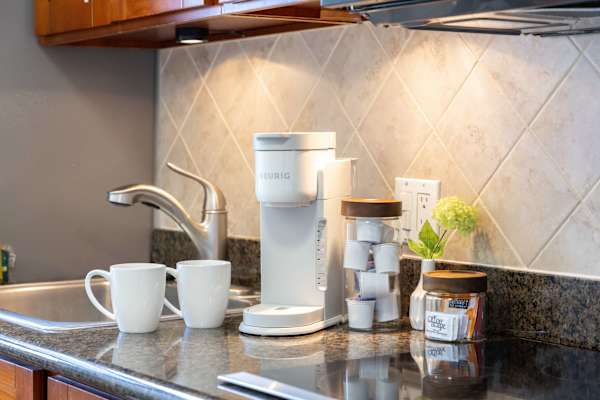 Coffee station in your kitchen area
