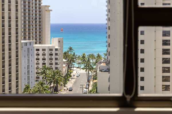 Enjoy the beautiful ocean view from your bedroom window.