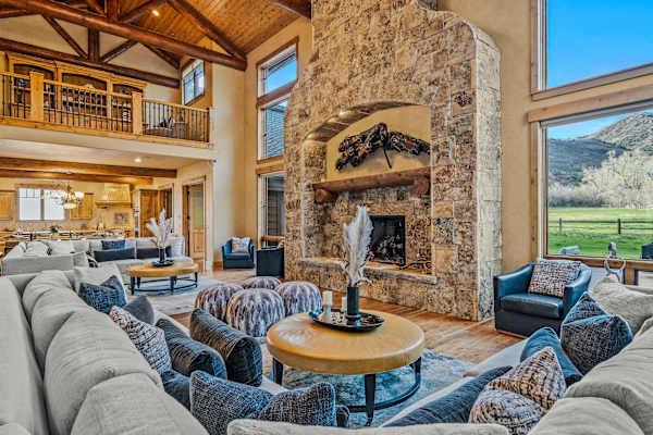 Abode at Trail Creek Canyon, ranch estate, views, hot tub, games