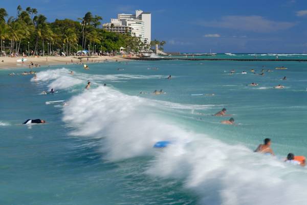 Ready to ride the waves? Imagine yourself just moments from the iconic Waikiki Beach to dive into the surf or simply soak in the vibrant atmosphere – your ultimate Hawaiian adventure awaits!