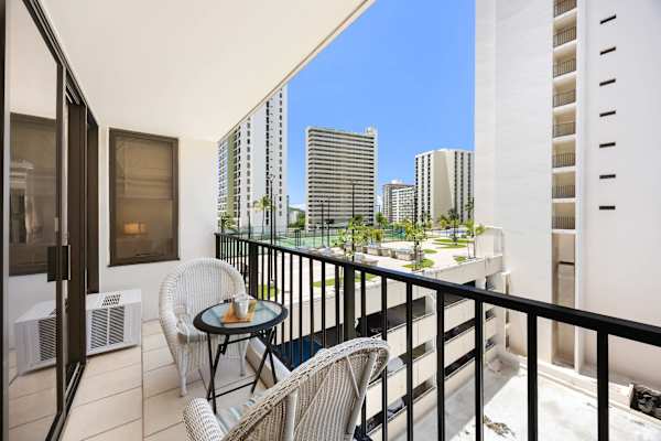 Relax on your balcony while enjoying your morning coffee or evening cocktails.