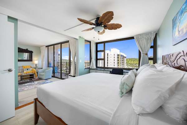 Relax in your bedroom with a king-size bed!