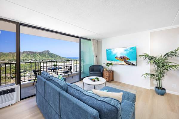 Stunning Diamond Head view from the lanai