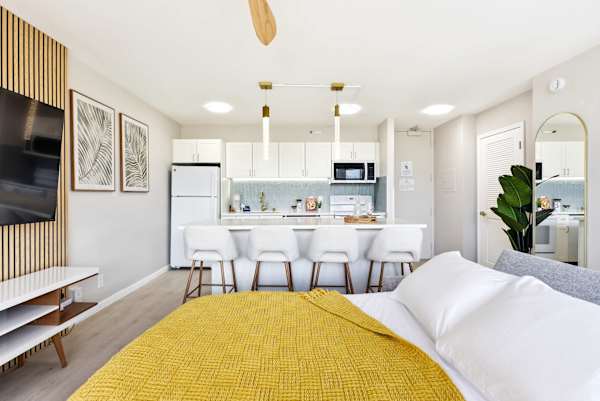 Your living area has a pull-out sleeper sofa perfect for your relaxation.