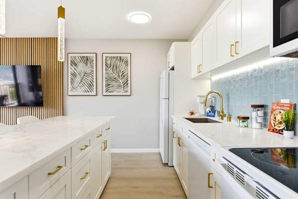 Your fully equipped kitchen has everything you need.