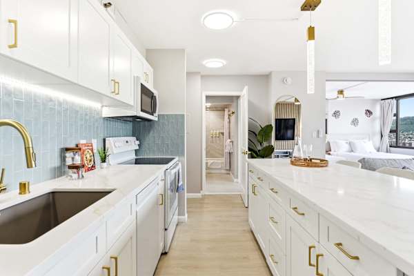 Your fully equipped kitchen has everything you need.