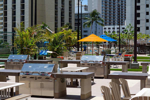 BBQ stations for just $5/hour (price subject to change) and picnic area