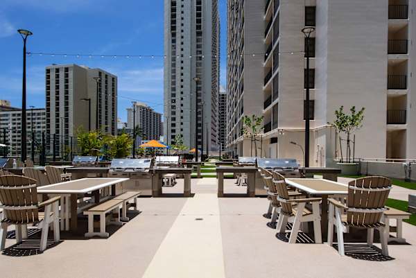 BBQ stations for just $5/hour (price subject to change) and picnic area