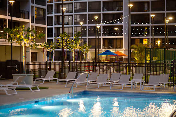 Refresh in Waikiki Banyan's heated swimming pool!
