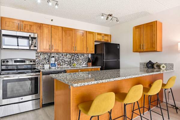 Your fully equipped kitchen has everything you need.