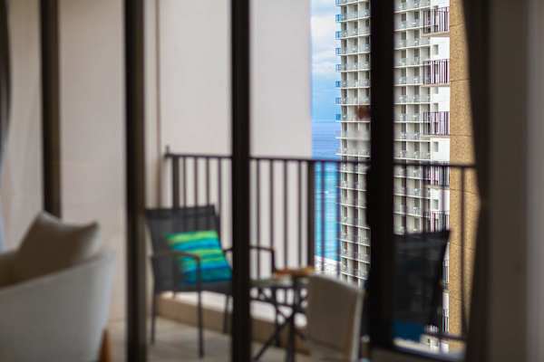 Start your morning with a breath of fresh air and breakfast for two on your private, cozy balcony.