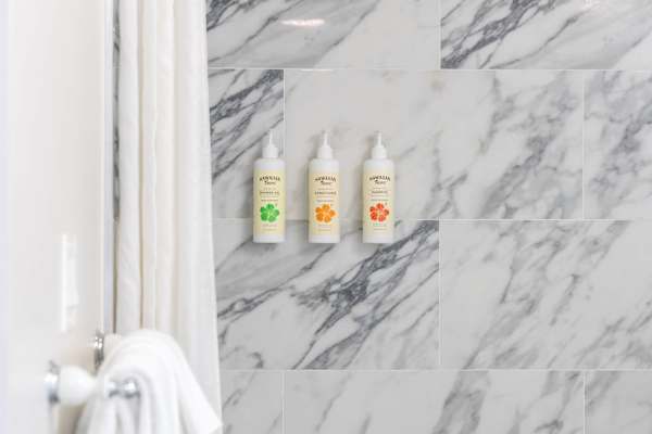 We provide starter bathroom supplies for your convenience